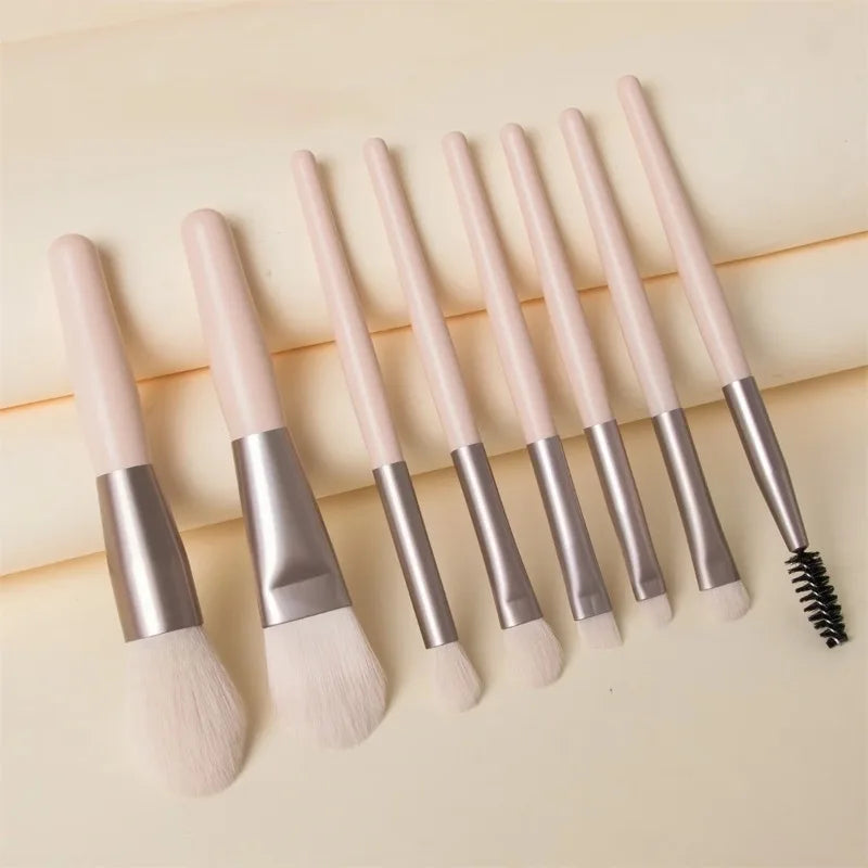 8Pcs Soft Fluffy Makeup Brushes Set Kabuki Blending Foundation Blush Powder Eyeshadow Beauty Tools for Cosmetics