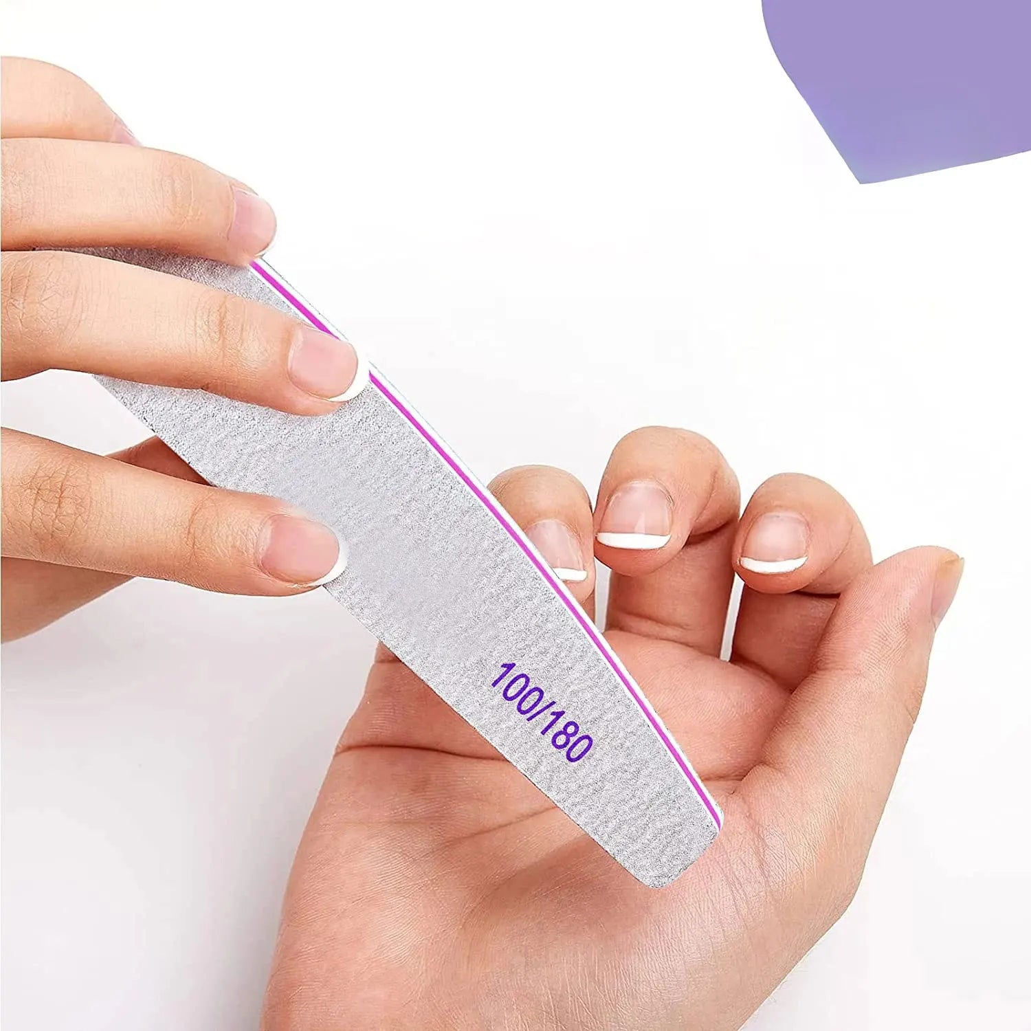 5/10pcs Each package Professional nail files Reusable double-sided sanding board nail shaping beauty tools.