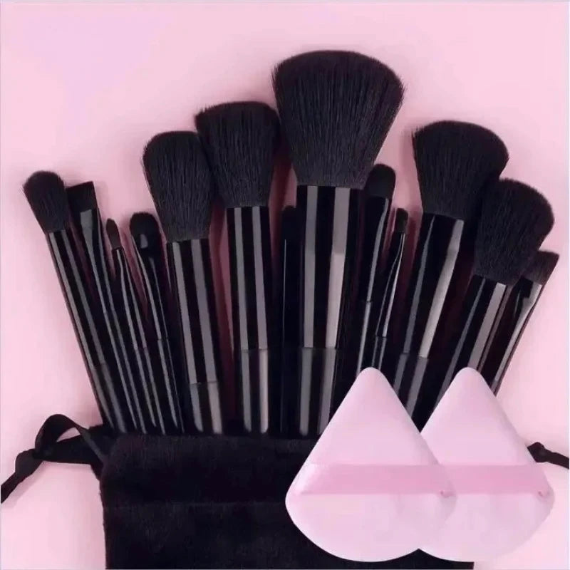 Professional Makeup Brush Set - Soft Fluffy Kabuki & Blending Brushes for Foundation, Powder, Eyeshadow | Beauty Tools Kit