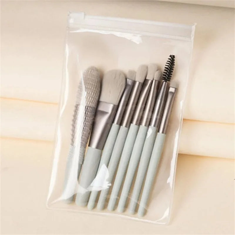 8Pcs Soft Fluffy Makeup Brushes Set Kabuki Blending Foundation Blush Powder Eyeshadow Beauty Tools for Cosmetics