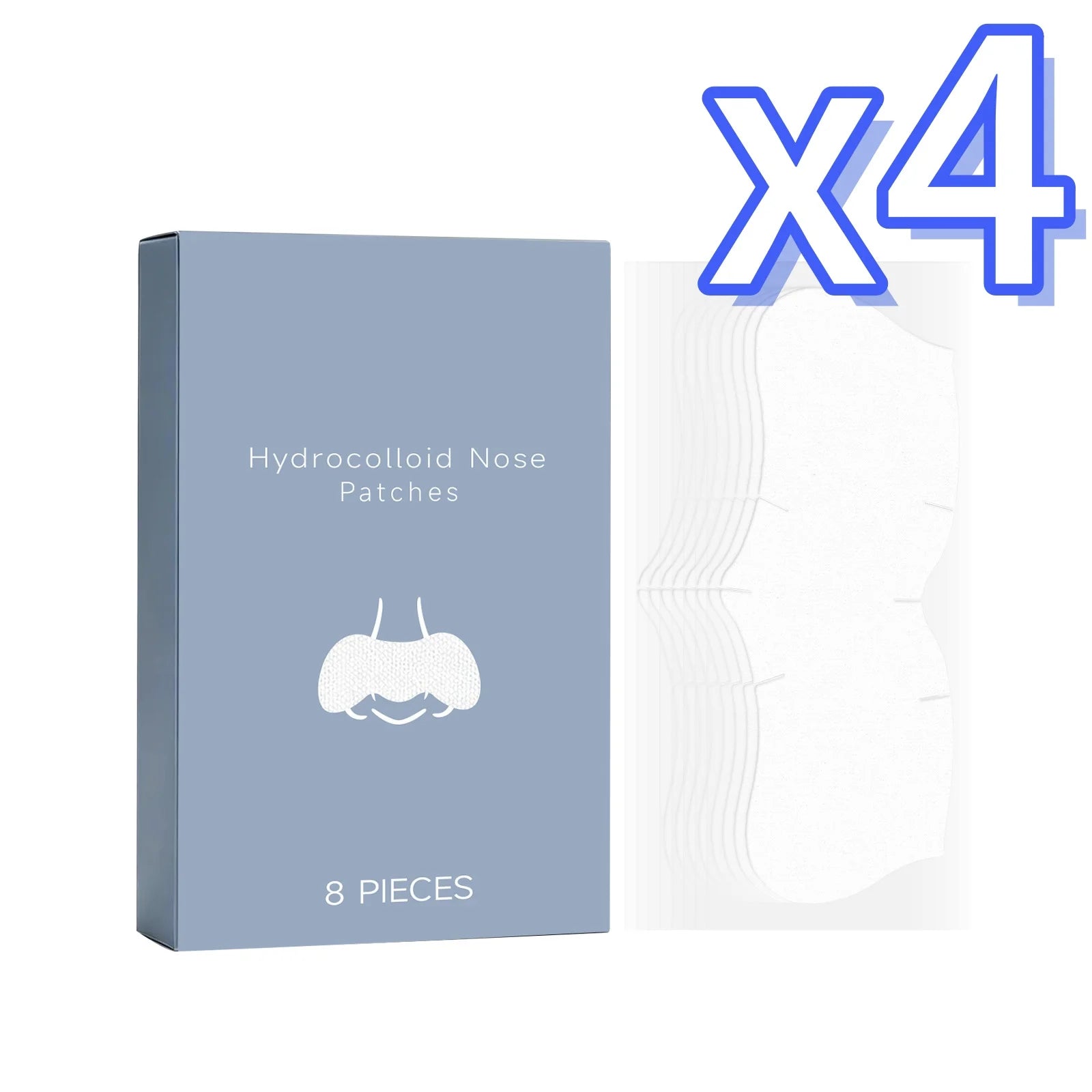Nicotinamide Nose Patches Clean Excess Oil Unclog Pores Remove Blackheads Smooth Rough Skin Hyaluronic Acid Pore Cleansing Patch