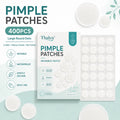 400PCS Large Round Pimple Patches White Invisible Acne Patch Skin Cover Sticker Makeup Patch Daily Skincare Beauty Patch