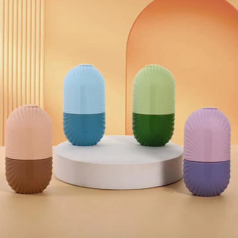 Silicone Ice Mold 1Pcs Shell Pattern For Face Ice Roller Beauty Soothing Skin Tightening Puffiness Cooling At Home