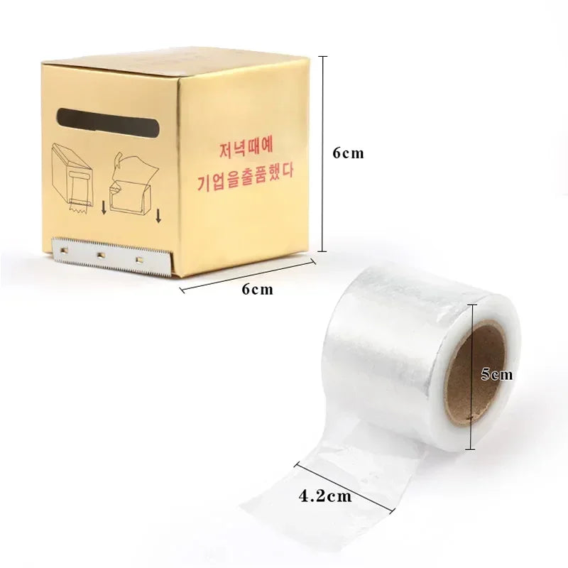 1/5/10p Tattoo Eyebrow Microblading Preservative Film Plastic Wrap/Box 42mm*200m Tattoo Accessory Semi Permanent Makeup Supplies