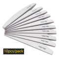 5/10pcs Each package Professional nail files Reusable double-sided sanding board nail shaping beauty tools.