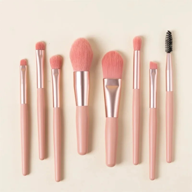 8Pcs Soft Fluffy Makeup Brushes Set Kabuki Blending Foundation Blush Powder Eyeshadow Beauty Tools for Cosmetics