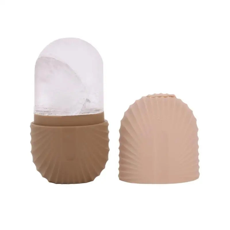 Silicone Ice Mold 1Pcs Shell Pattern For Face Ice Roller Beauty Soothing Skin Tightening Puffiness Cooling At Home
