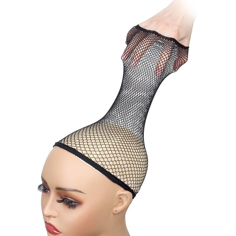 Hairnets good Quality Mesh Weaving Black Wig Hair Net Making Caps Weaving Wig Cap Hair Nets