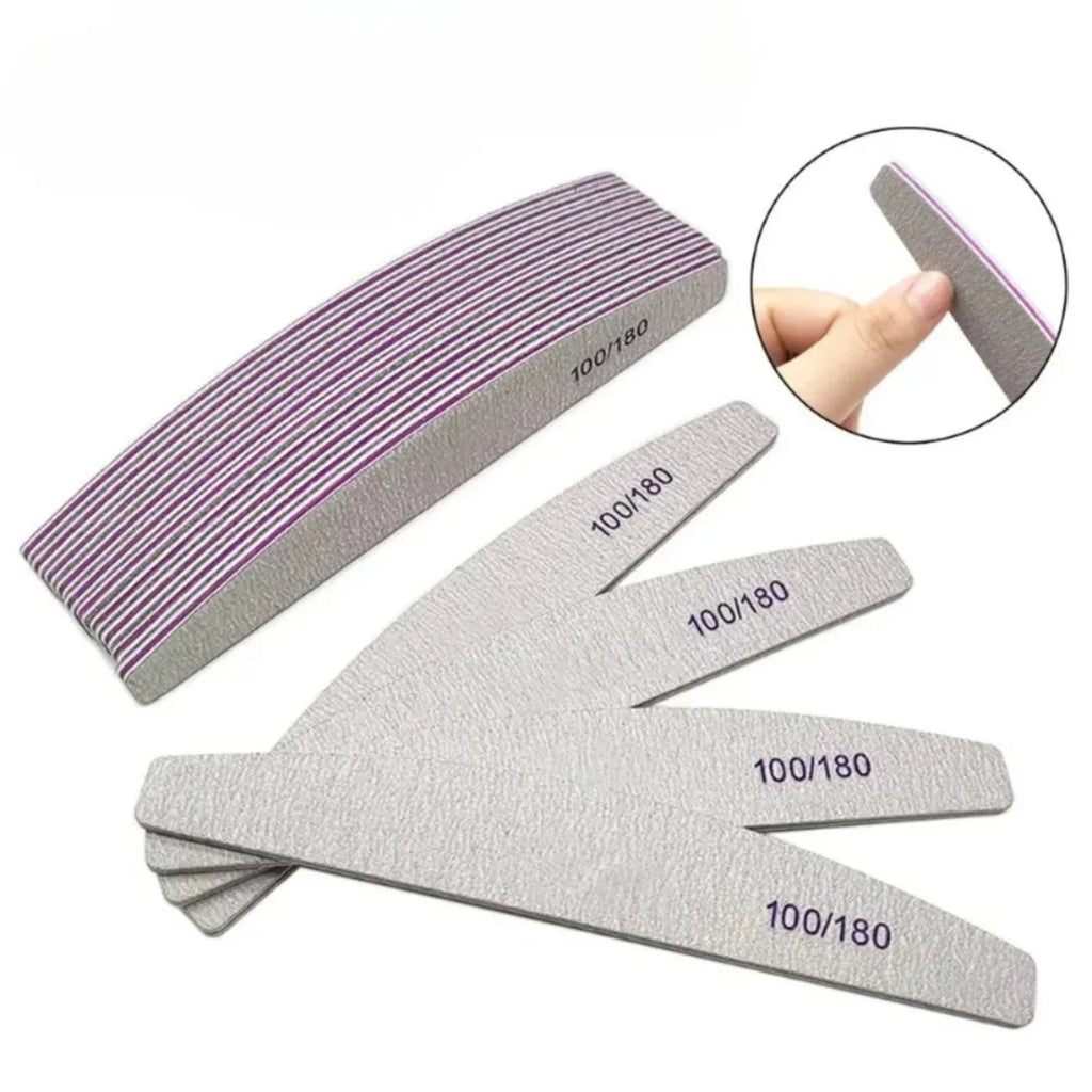 5/10pcs Each package Professional nail files Reusable double-sided sanding board nail shaping beauty tools.