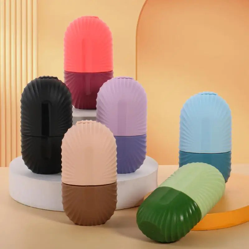 Silicone Ice Mold 1Pcs Shell Pattern For Face Ice Roller Beauty Soothing Skin Tightening Puffiness Cooling At Home
