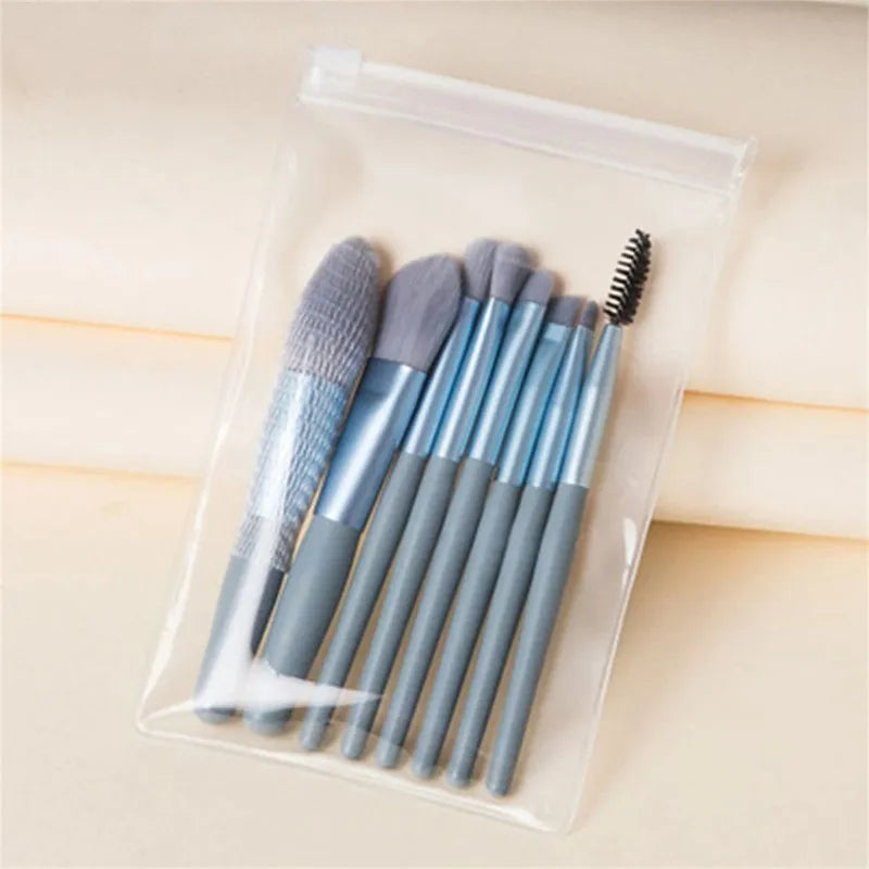 8Pcs Soft Fluffy Makeup Brushes Set Kabuki Blending Foundation Blush Powder Eyeshadow Beauty Tools for Cosmetics
