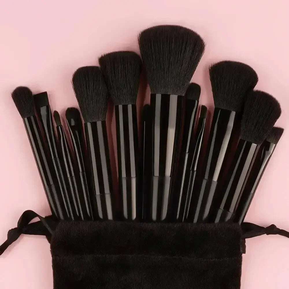 Professional Makeup Brush Set - Soft Fluffy Kabuki & Blending Brushes for Foundation, Powder, Eyeshadow | Beauty Tools Kit