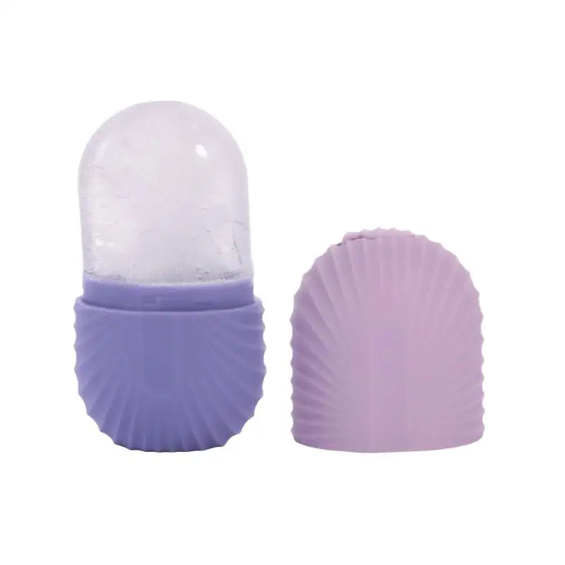 Silicone Ice Mold 1Pcs Shell Pattern For Face Ice Roller Beauty Soothing Skin Tightening Puffiness Cooling At Home