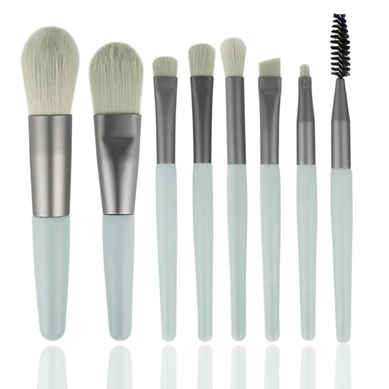 8Pcs Soft Fluffy Makeup Brushes Set Kabuki Blending Foundation Blush Powder Eyeshadow Beauty Tools for Cosmetics