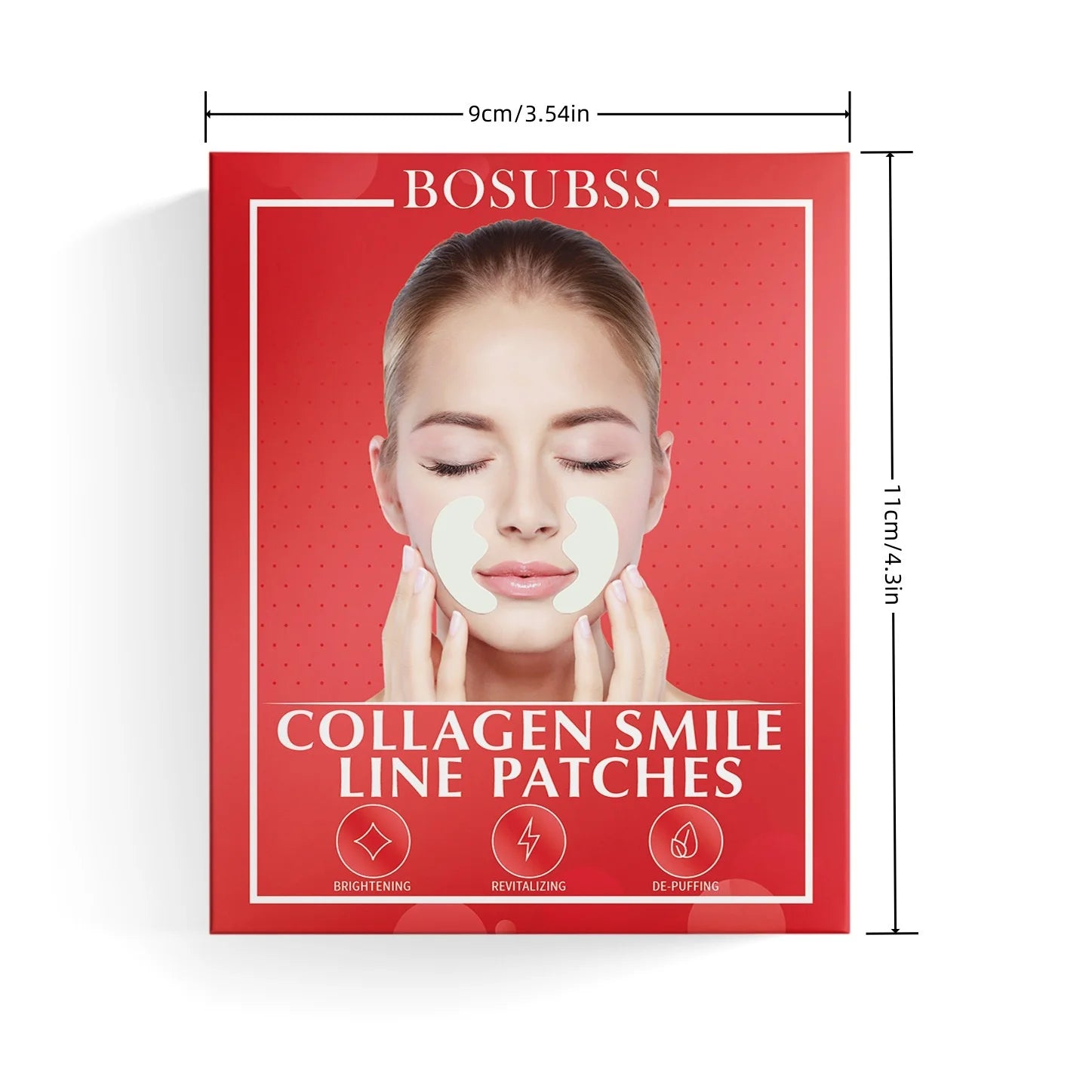 Hydrogel face patches reduce frown & forehead lines. Lifting effect, firm skin. 20pcs. Easy to use, visible results.
