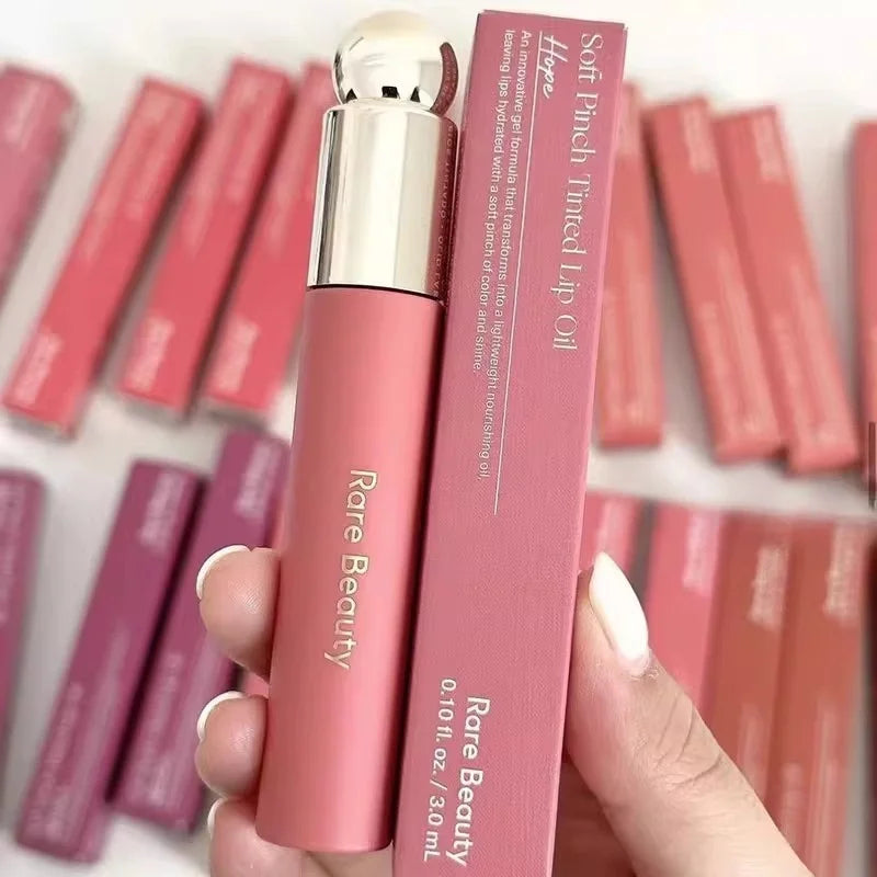 Rare Beauty Soft Pinch Tinted Lip Oil Stain Lip Gloss Delight Hope Happy Wonder Liquid Blush Makeup Cosmetics Face Eye Blusher