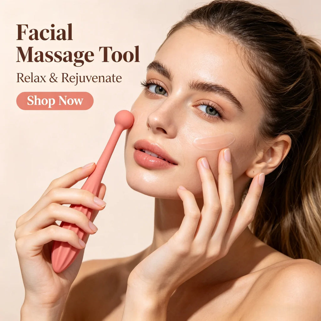 Portable Face Massage Stick Facial Roller Massager Skin Care Lifting Beauty Multi-functional Tool Travel Accessories for Women