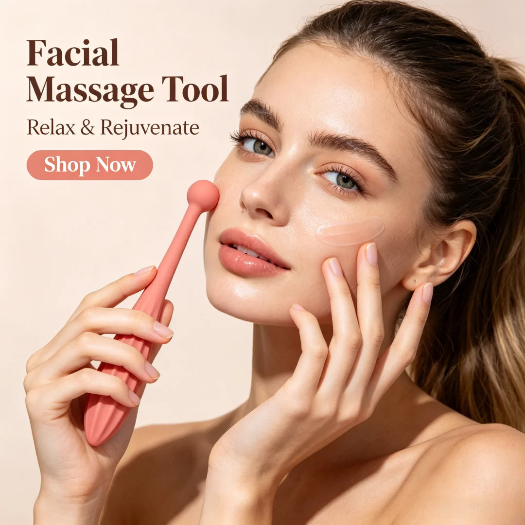 Portable Face Massage Stick Facial Roller Massager Skin Care Lifting Beauty Multi-functional Tool Travel Accessories for Women