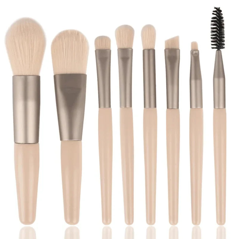 8Pcs Soft Fluffy Makeup Brushes Set Kabuki Blending Foundation Blush Powder Eyeshadow Beauty Tools for Cosmetics