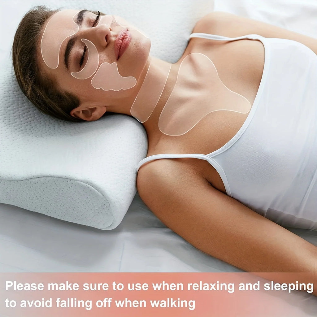 Reusable Silicone Care Neck Pad Neck Tape Wrinkle Pads for Neck Wrinkle Treatment Prevention Anti Wrinkle Remover Beauty Tools