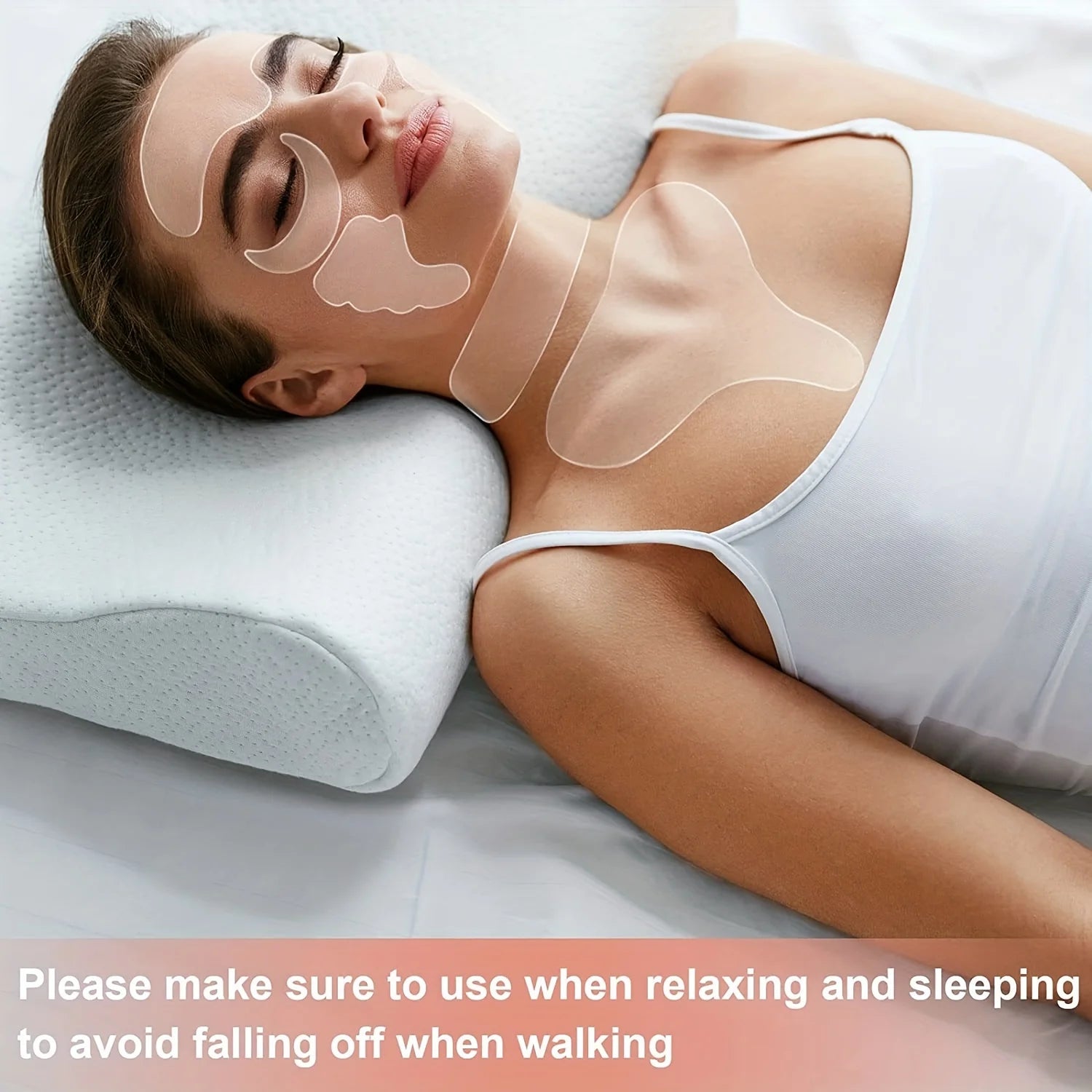 Reusable Silicone Care Neck Pad Neck Tape Wrinkle Pads for Neck Wrinkle Treatment Prevention Anti Wrinkle Remover Beauty Tools