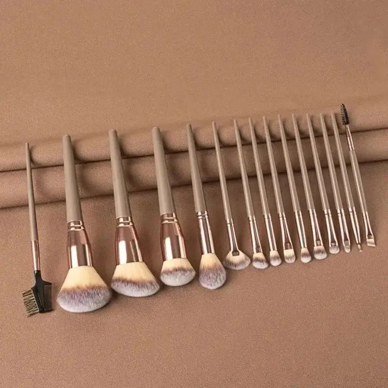 Professional Makeup Brush Set - Soft Fluffy Kabuki & Blending Brushes for Foundation, Powder, Eyeshadow | Beauty Tools Kit