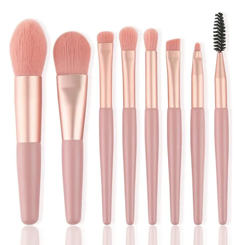8Pcs Soft Fluffy Makeup Brushes Set Kabuki Blending Foundation Blush Powder Eyeshadow Beauty Tools for Cosmetics